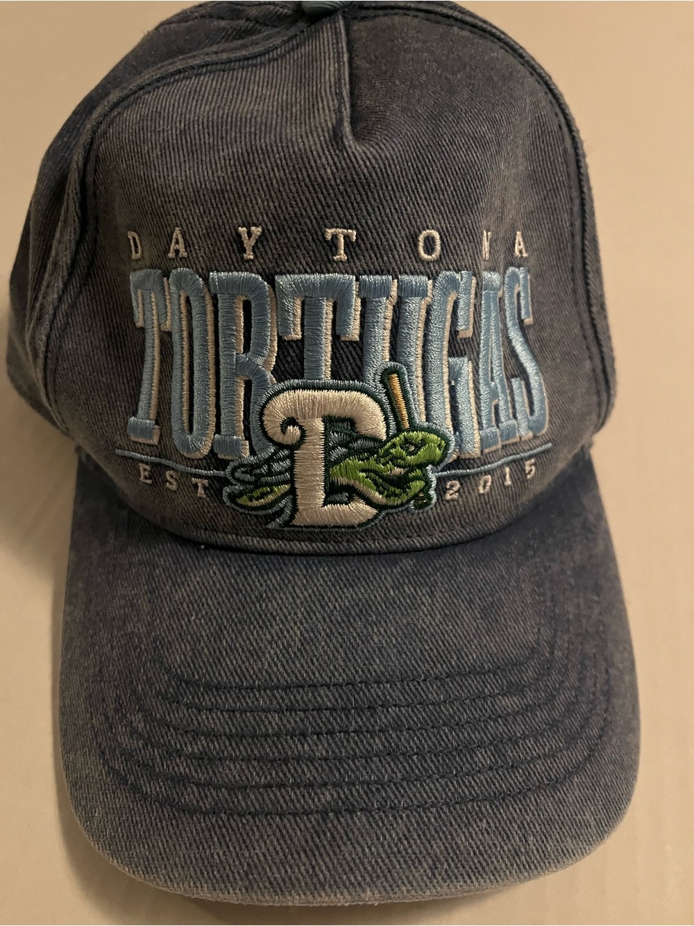 Daytona Tortugas MiLB Minor League Denim Baseball SnapBack Hat Cincinnati Reds